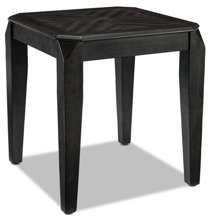 Lennox 21" End Table - Dark Grey