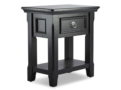 Turner 23" Side Table - Black