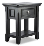 Turner 23" Side Table - Black