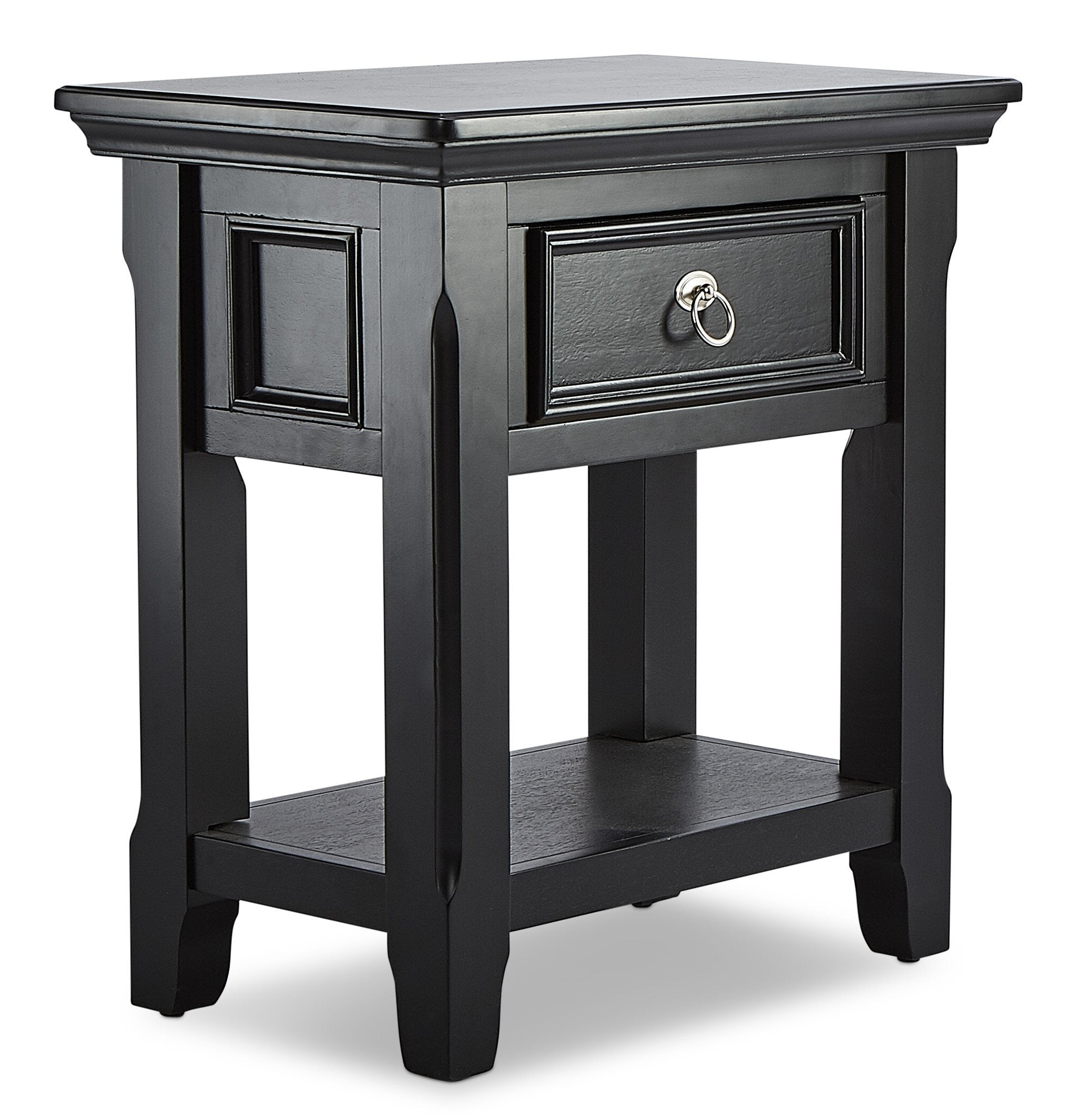 Turner 23" Side Table - Black