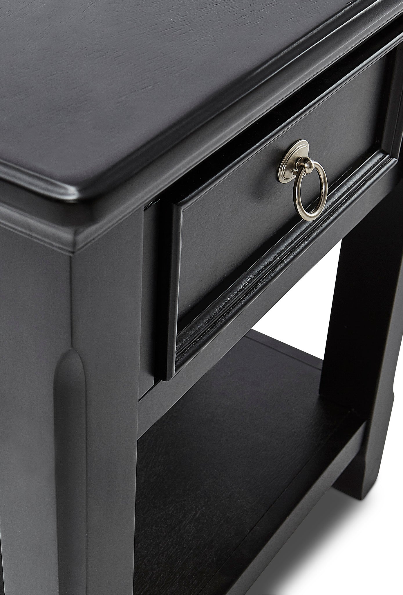 Turner 23" Side Table - Black