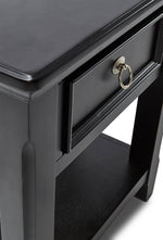 Turner 23" Side Table - Black