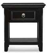 Turner 23" Side Table - Black