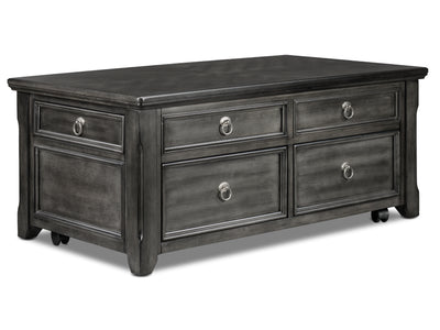 Turner 46" Lift-Top Coffee Table - Grey