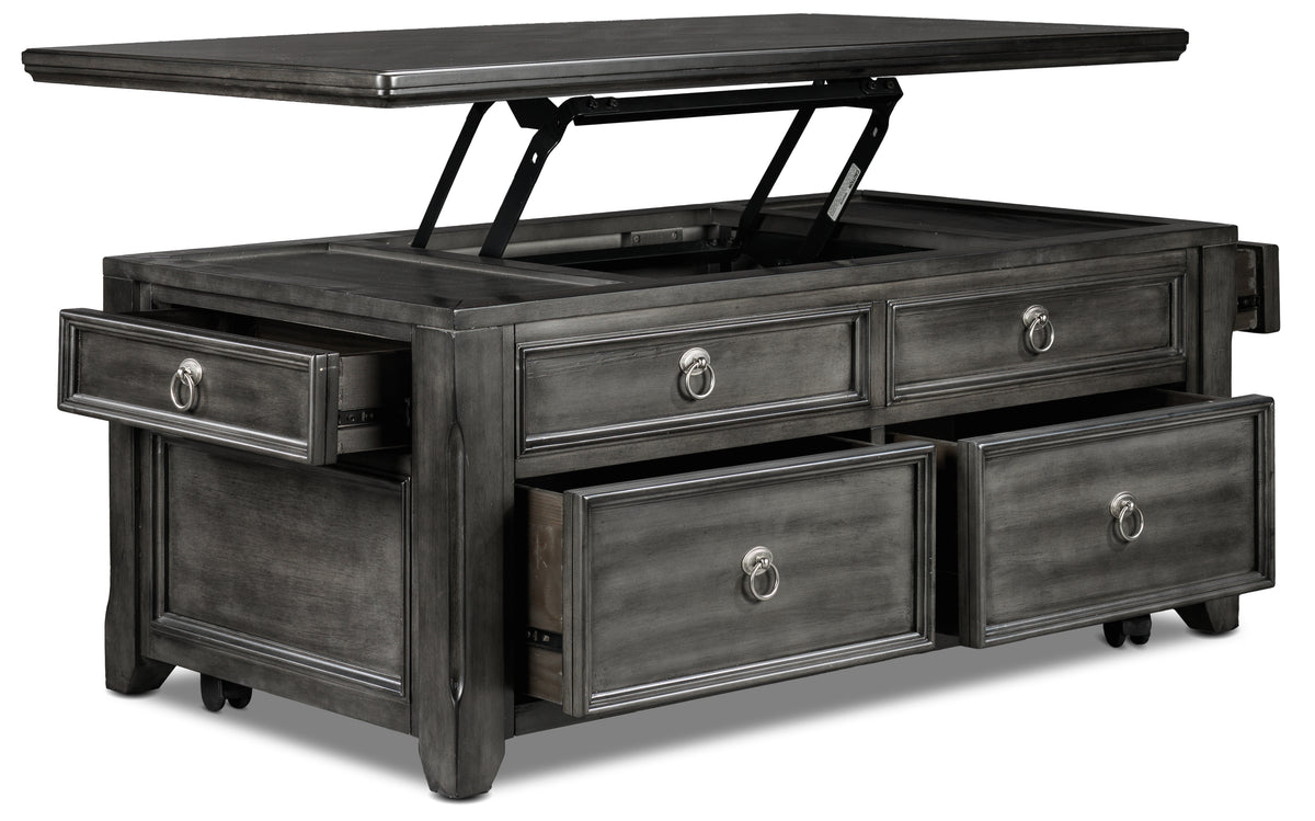 Turner LiftTop Coffee Table Grey Leon's