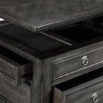 Turner 46" Lift-Top Coffee Table - Grey