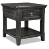 Turner End Table - Grey