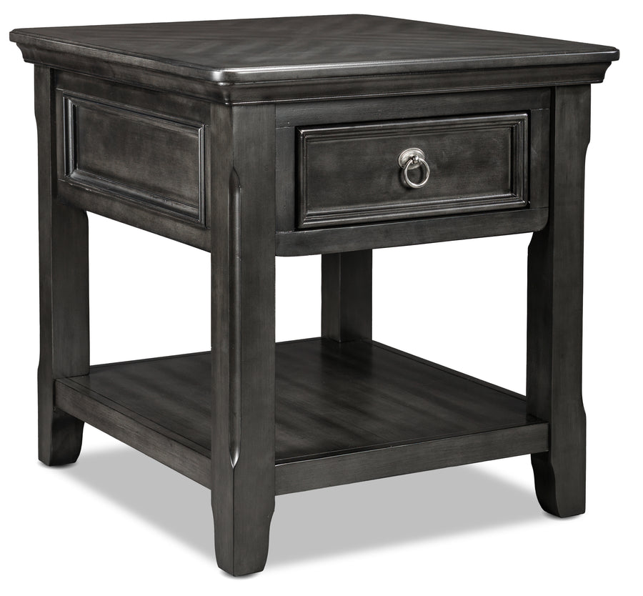 Turner 26" End Table - Grey