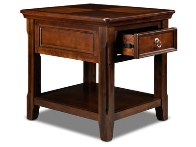 Turner 26" End Table - Walnut