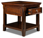 Turner 26" End Table - Walnut