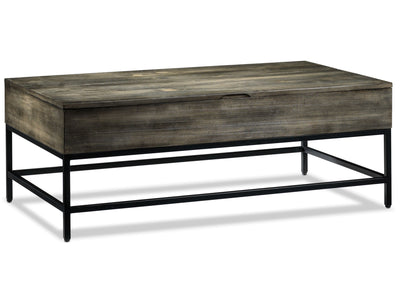 Asher Lift-Top Coffee Table - Grey