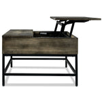 Asher 48" Lift-Top Coffee Table - Grey