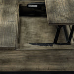 Asher 48" Lift-Top Coffee Table - Grey