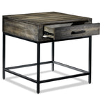 Asher End Table - Grey