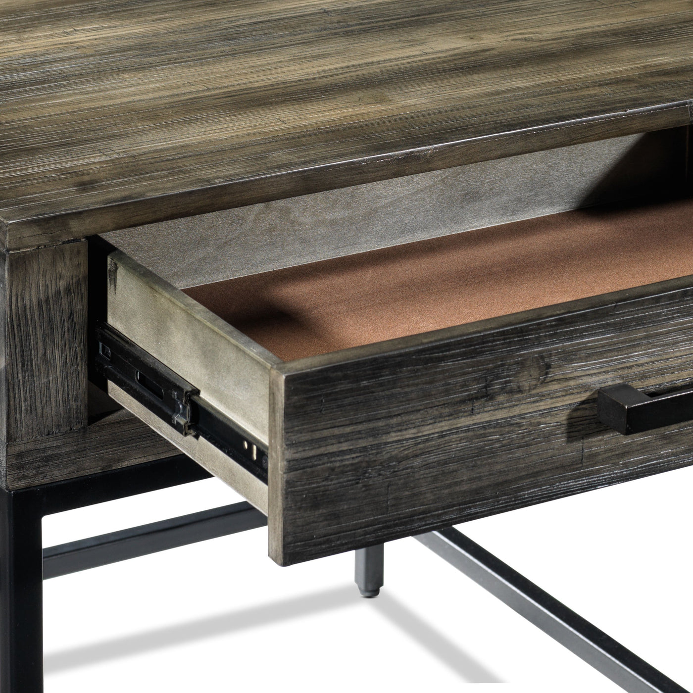 Asher Chairside Table - Grey