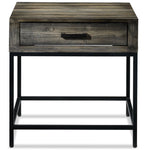 Asher End Table - Grey