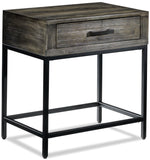 Asher 23" Chairside Table - Grey