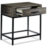 Asher Chairside Table - Grey
