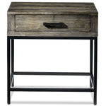 Asher Chairside Table - Grey