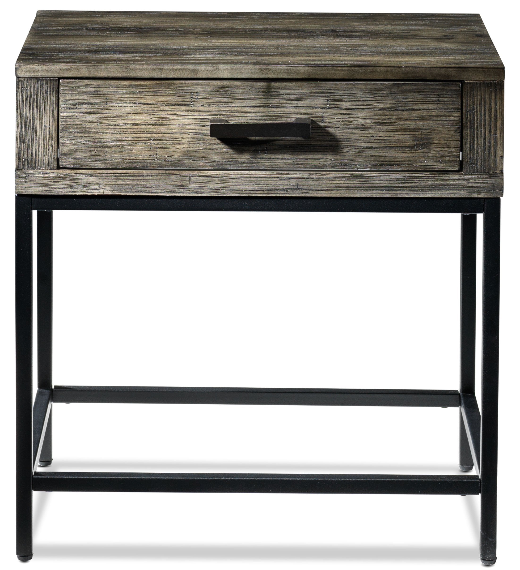 Asher 23" Chairside Table - Grey
