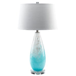 Lana 28" Table Lamp - Blue and White