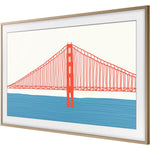 Samsung Modern Teak 55" Customizable Frame for 2021 The Frame TV - VG-SCFA55TKBZA
