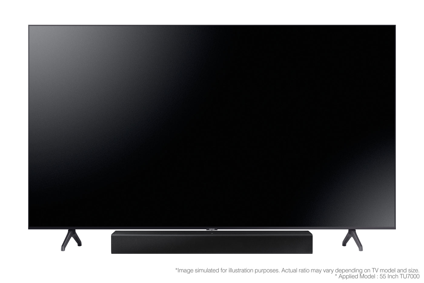 SAMSUNG 2CH SOUND BAR WITH BUILT IN SUBWOOFER - HW-T400/ZC