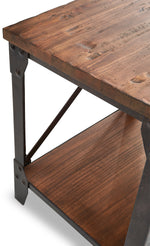 Pinebrook 18" End Table - Distressed Natural Pine