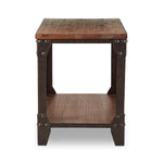 Pinebrook 18" End Table - Distressed Natural Pine
