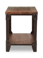 Pinebrook 18" End Table - Distressed Natural Pine