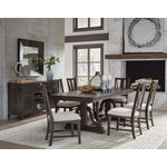 Westley Falls 7-Piece Dining Set - Brown