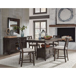 Westley Falls Extendable Counter Dining Table - Brown