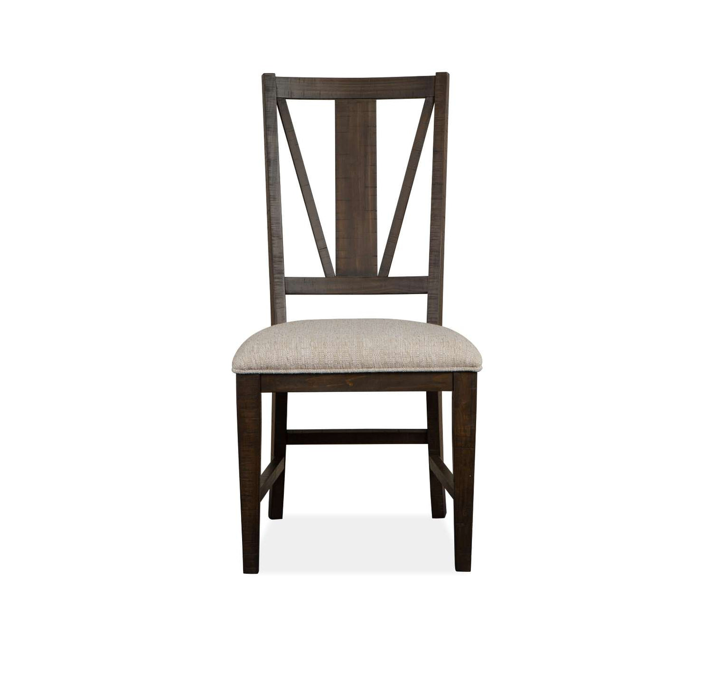 Westley Falls Dining Side Chair with Upholstered Seat - Brown