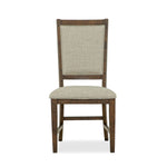 Westley Falls Dining Side Chair with Upholstered Seat and Back - Brown
