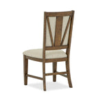 Westley Falls Dining Side Chair with Upholstered Seat and Back - Brown