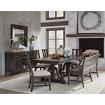 Westley Falls Bench with Back - Brown