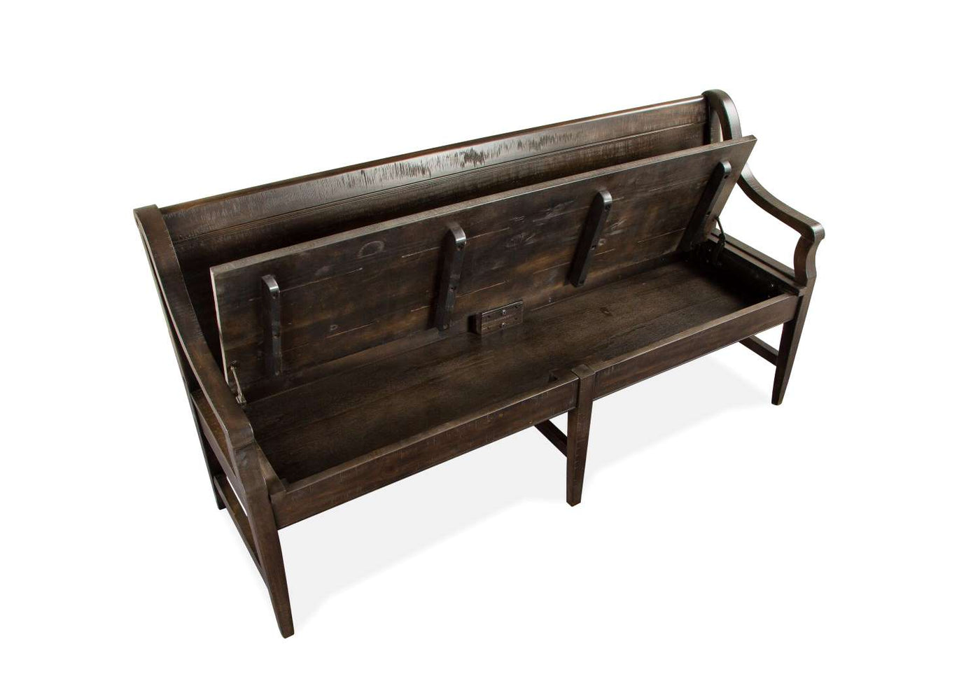 Westley Falls Bench with Back - Brown