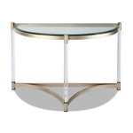 Silas Sofa Table - Platinum
