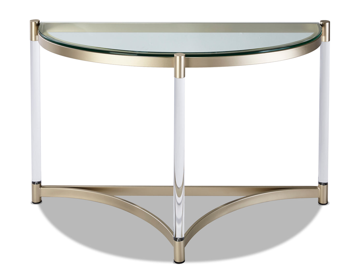 Silas Sofa Table - Platinum