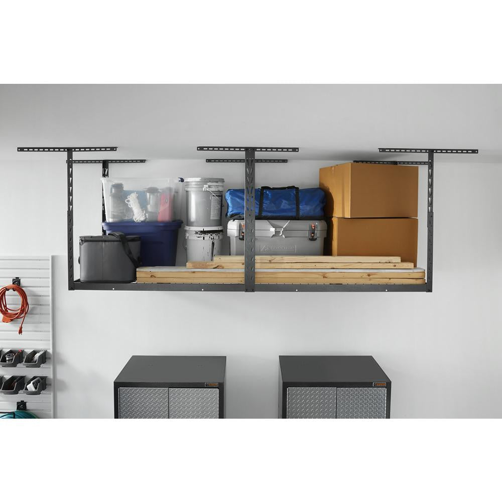 Overhead Gearloft™ Storage Rack 2 X 8 Ft - Hammered Granite Storage Solution