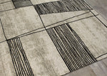 Ollie 7'10" X 10'10" Abstract Pen Drawing Rug - Grey  Area Rug