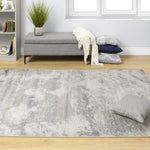 Adele 1'11" X 3'7" Faded Storm Rug - Cream Grey Area Rug