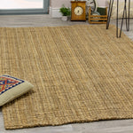 Jute 7'10" X 10'6" Chunky Boucle Rug - Beige Area Rug