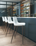 Teglberg Bar Height Stool - Greyish Brown/Walnut - Set of 2