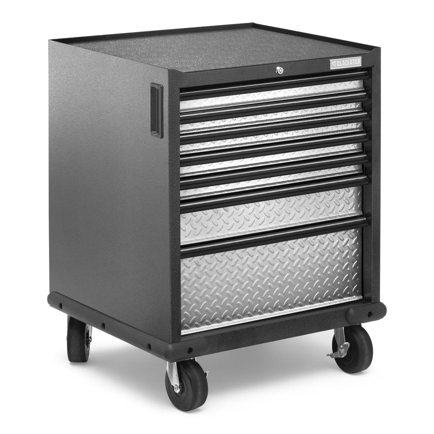 Gladiator Silver Tread Premier Pre-Assembled 7 Drawer Modular Tool Storage Cabinet - GAGD277DJG