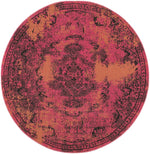 Anthem Overdyed Traditional Area Rug (7'8" Round)