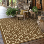 Calypso 4771L Lattice Indoor/Outdoor Area Rug (6'7" x 9'6")
