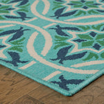 Sarasota 5868L Floral Indoor/Outdoor Area Rug (7'10" Round)