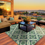 Sarasota 5868L Floral Indoor/Outdoor Area Rug (7'10" Round)
