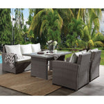 Peguis 4-Piece Outdoor Conversation Set - Grey